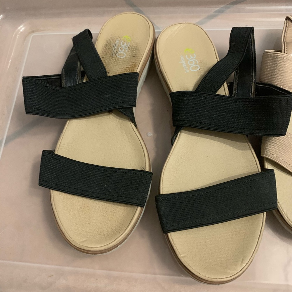 Chunky heel sandal